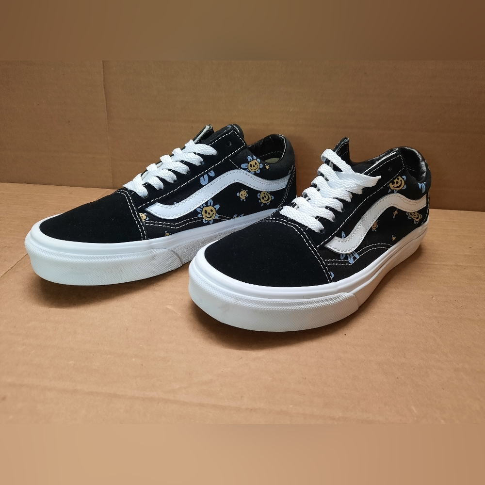 Vans Old Skool Trippy Grin Floral Shoes Size 4 Men/ 5.5 Women